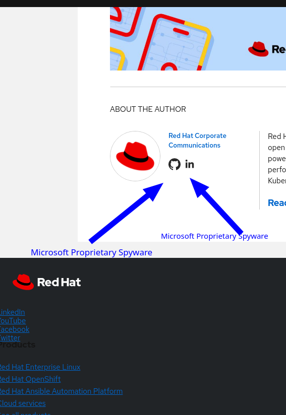 Red Hat: Microsoft... or Microsoft